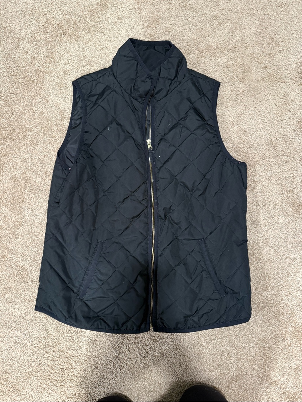 Old Navy Black Quilted Women's Vest